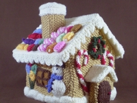 ravelry Frankie Brown Knitted Gingerbread House Advent Calendar